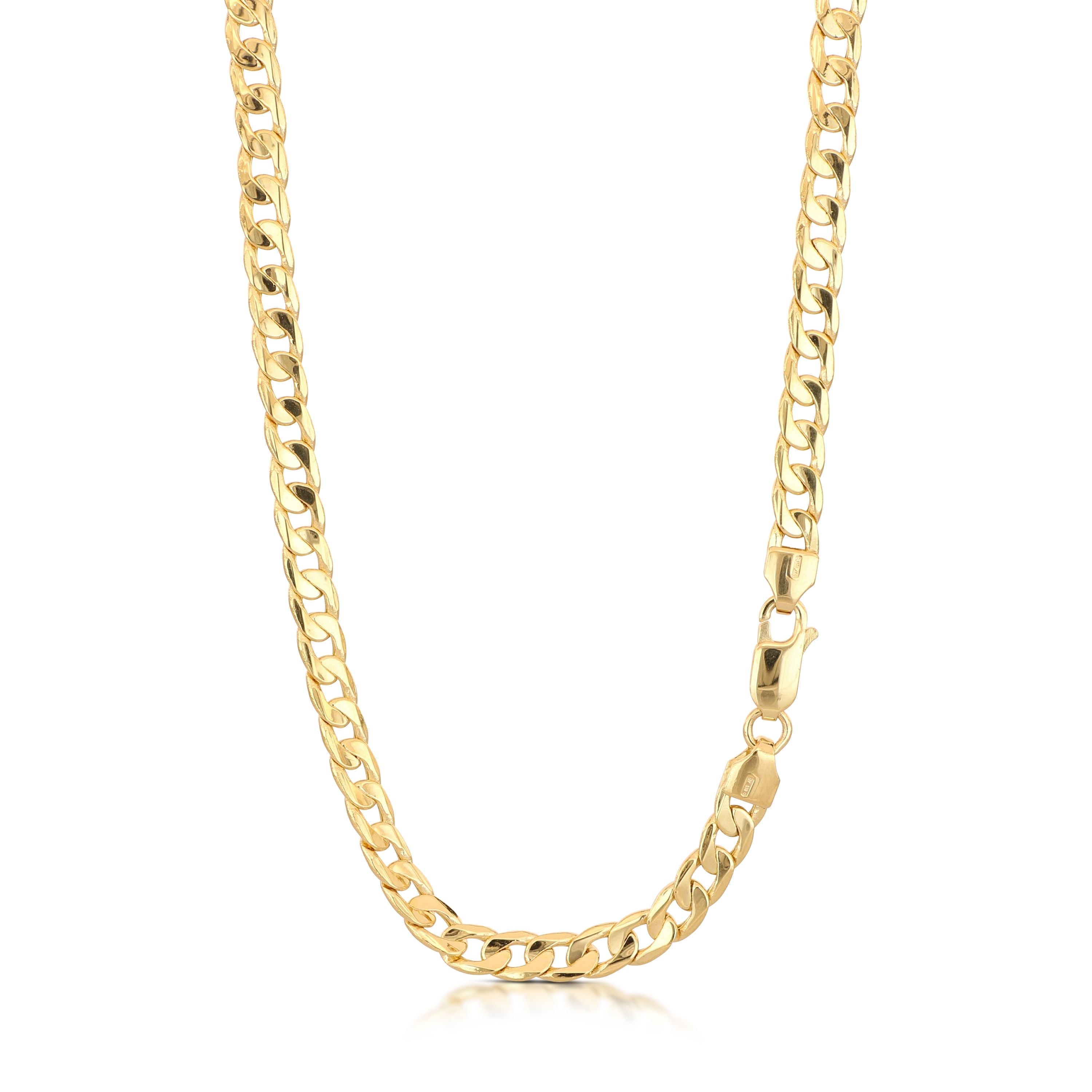 Catena maglia Grumetta 50cm oro giallo 18kt