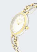 Orologio bicolor in acciaio