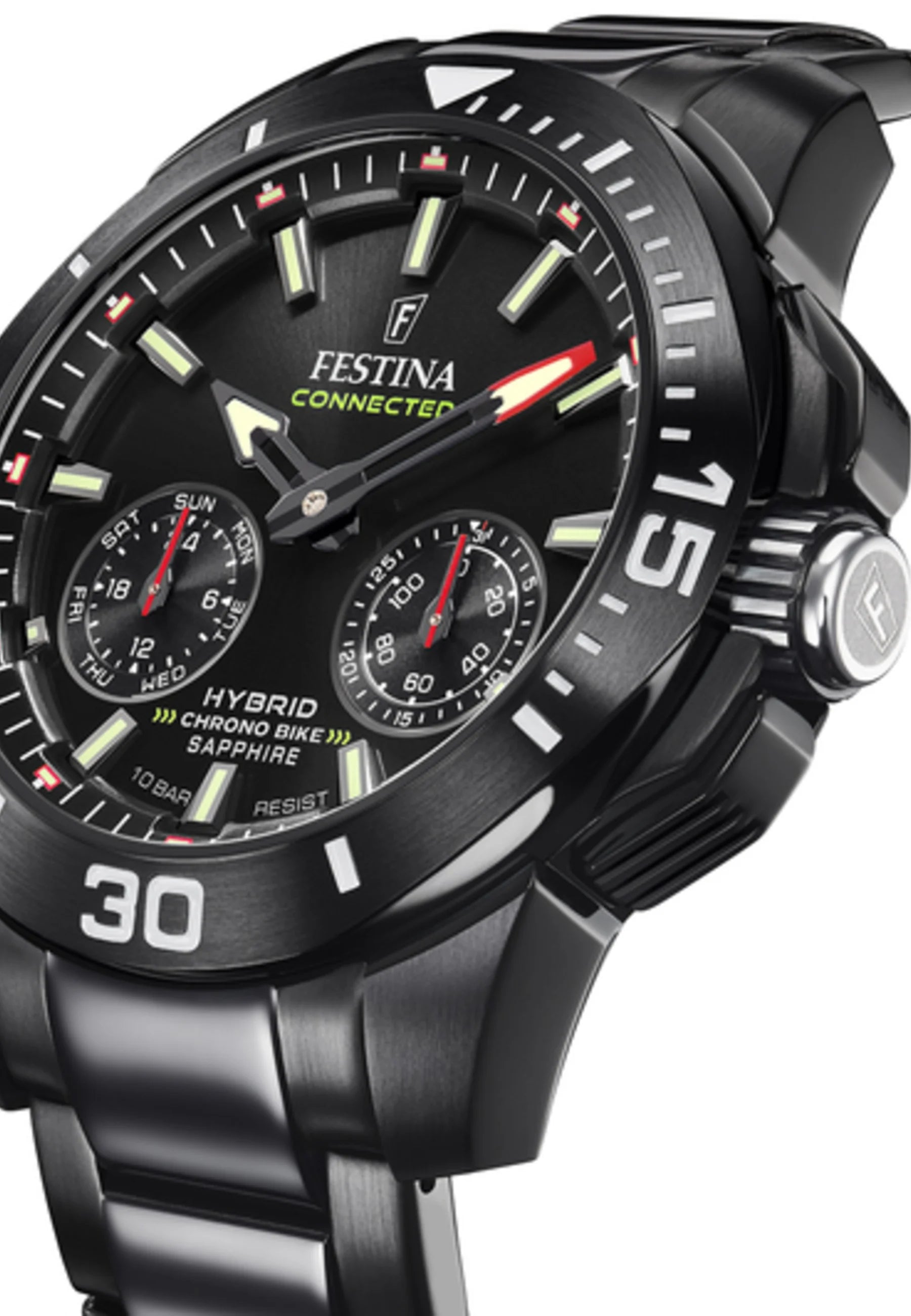 FESTINA CONNECTED F20648/1 NERO ACCIAIO INOSSIDABILE