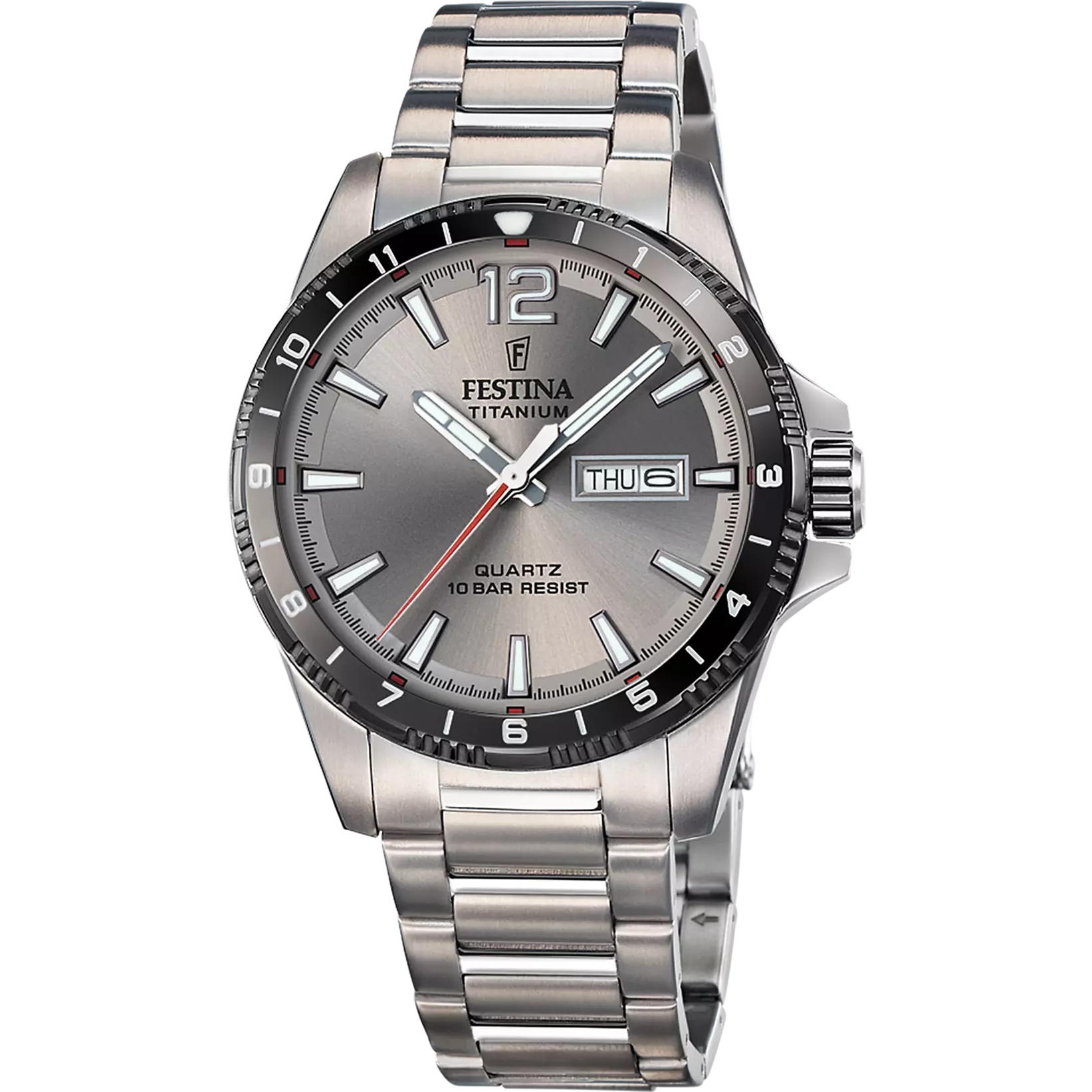 OROLOGIO FESTINA F20698/1 GRIGIO CINTURINO TITANIO, UOMO