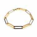 Bracciale oro bicolore vista circolare